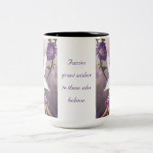 Morning Glory Flower Fairy Tweekleurige Koffiemok (Center)