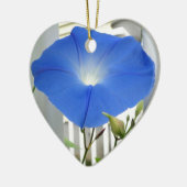 Morning Glory Flower Keramisch Ornament (Links)