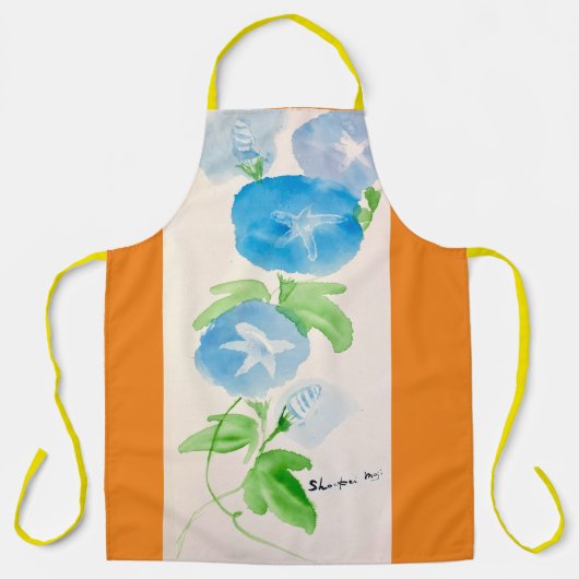 Morning glory flower schort (Voorkant)