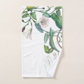 morning Glory Flowers Bath Towel Set Bad Handdoek (Handdoek)