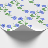 Morning Glory Flowers Cadeaupapier (Hoek)