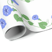 Morning Glory Flowers Cadeaupapier (Rol Hoek)