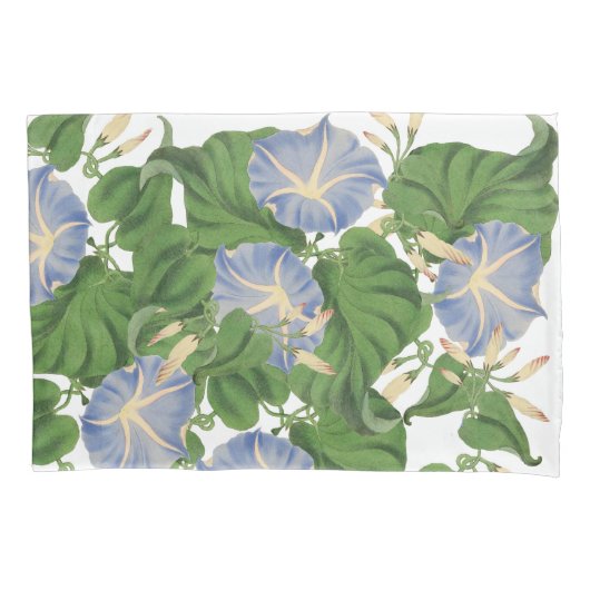  morning Glory Flowers Floral Pillowcase Kussensloop (Voorkant)