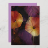 Morning Glory Flowers Kaart (Voorkant / Achterkant)