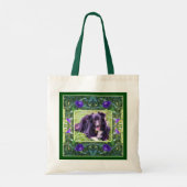 Morning Glory Flowers Lijst Creëer Uw eigen foto Tote Bag (Achterkant)