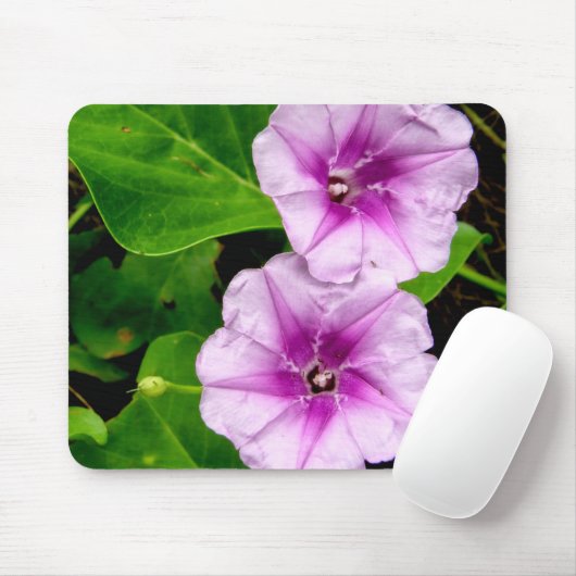 Morning Glory Flowers Mousepad Muismat (Met muis)