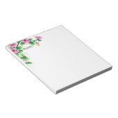  Morning Glory Flowers Notitieblok JOUW TEKST (Schuin)