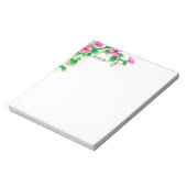  Morning Glory Flowers Notitieblok JOUW TEKST (Linkerzijde)