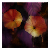 Morning Glory Flowers Perfect Poster (Voorkant)