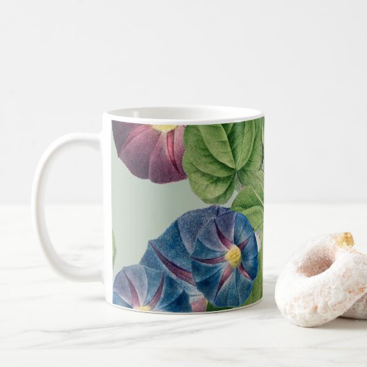 Morning Glory Flowers | Pierre-Joseph Redouté Wrap Koffiemok (Met donut)
