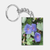 Morning Glory Flowers Sleutelhanger (Voorkant Links)