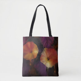 Morning Glory Flowers Tote Bag