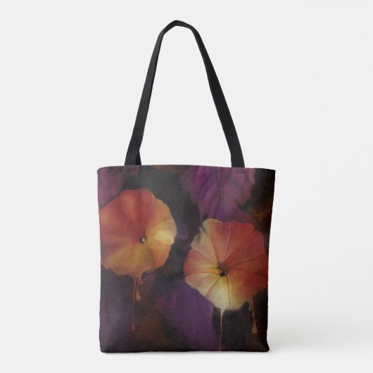 Morning Glory Flowers Tote Bag (Achterkant)