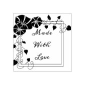 Morning Glory gemaakt met liefde Rubberstempel (Afrduk)