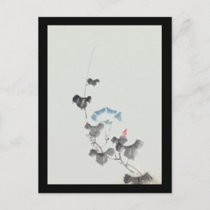 Morning Glory Hokusai Japanse Fine Art Briefkaart