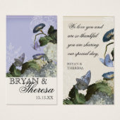 Morning Glory Hydrangea - Labels voor cadeaus Visitekaartjes (Voorkant /achterkant)