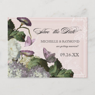 Morning Glory Hydrangea - Save the Date Briefkaart