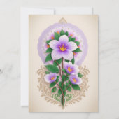 Morning Glory in Tapestry of Matrimonial Unions - Kaart (Achterkant)