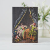 Morning Glory ~ Invitaties / RSVP Kaartje (Staand voorkant)
