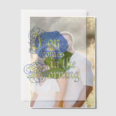 Morning Glory Joy Scripture Vellum Uitnodigingen (Offset (Koppel))