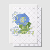 Morning Glory Joy Scripture Vellum Uitnodigingen (Offset (Uitnodiging))