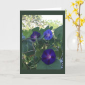 Morning Glory Kaleidoscope Blank  Kaart (Gele Bloem)