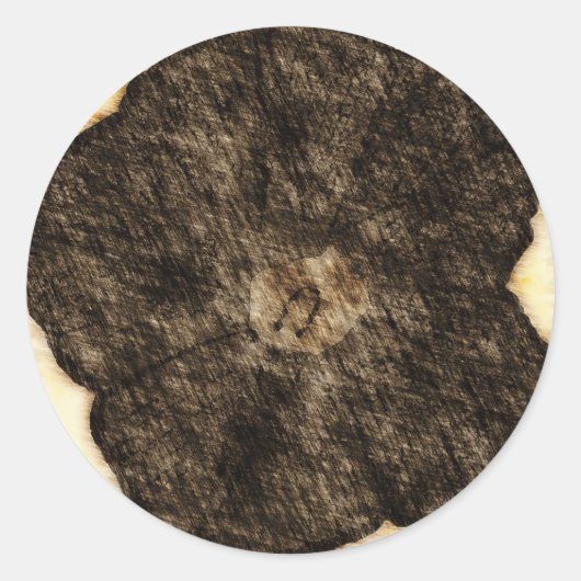 Morning Glory Old Time Sketch Ronde Sticker (Voorkant)