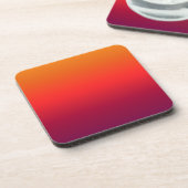 Morning Glory Ombre Gradient Bier Onderzetter (Linkerzijde)