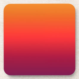 Morning Glory Ombre Gradient Bier Onderzetter