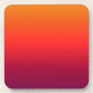 Morning Glory Ombre Gradient Bier Onderzetter