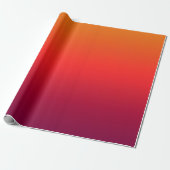 Morning Glory Ombre Gradient Cadeaupapier (Uitgerold)