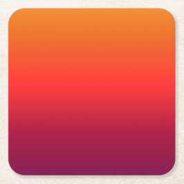 Morning Glory Ombre Gradient Kartonnen Onderzetters