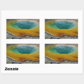 Morning Glory Pool Rectangle Stickers (Vel)