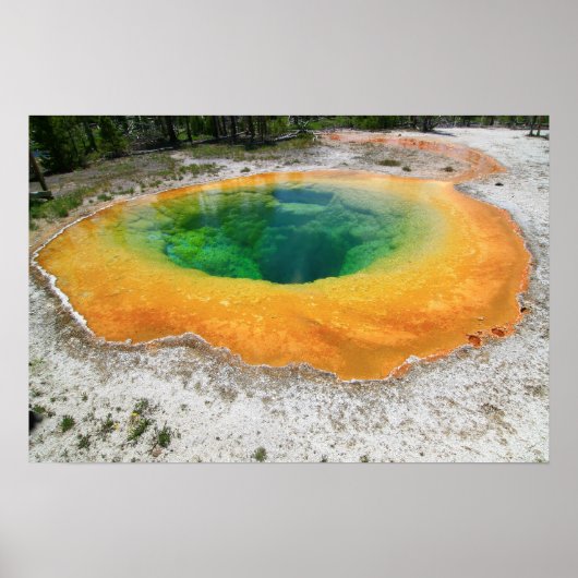 Morning Glory Pool, Yellowstone Nationa... Poster (Voorkant)