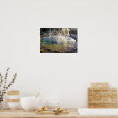Morning Glory Pool, Yellowstone National Park Poster (Keuken)