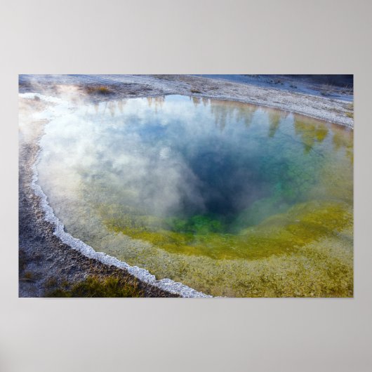 Morning Glory Pool, Yellowstone National Park Poster (Voorkant)