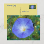 Morning Glory Post Kaart (Voorkant / Achterkant)