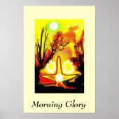 Morning glory poster (Voorkant)