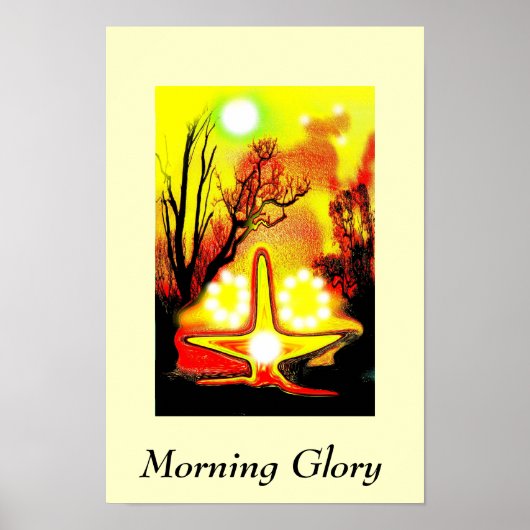 Morning glory poster (Voorkant)