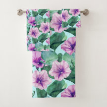 Morning Glory Retro Bloemen Patroon