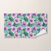 Morning Glory Retro Bloemen Patroon Bad Handdoek (Handdoek)