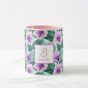 Morning Glory Retro Floral Mok