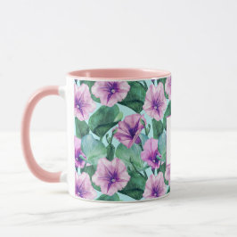 Morning Glory Retro Floral Mok