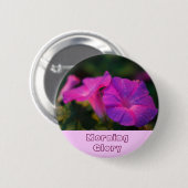morning glory ronde button 5,7 cm (Voorkant /achterkant)