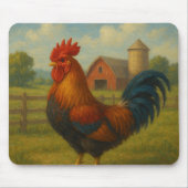 “Morning Glory Rooster on the Farm” Muismat (Voorkant)