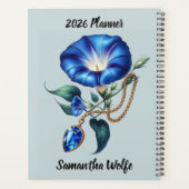 Morning Glory & Sapphire September Vers Planner (Achterkant)