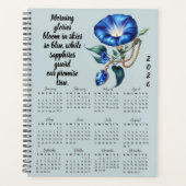 Morning Glory & Sapphire September Vers Planner (Voorkant)