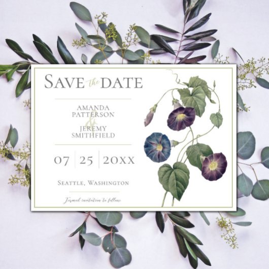 Morning Glory Save the Date