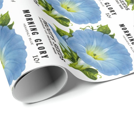 Morning Glory  Seed Packet Cadeaupapier (Rol Hoek)
