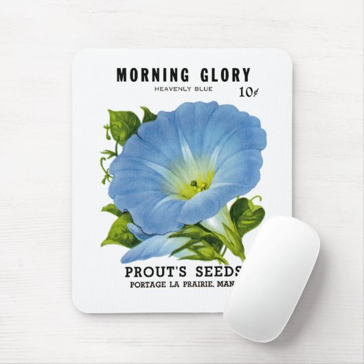 Morning Glory  Seed Packet Muismat (Met muis)